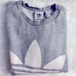 Adidas Kids Gray Long Sleeve Shirt